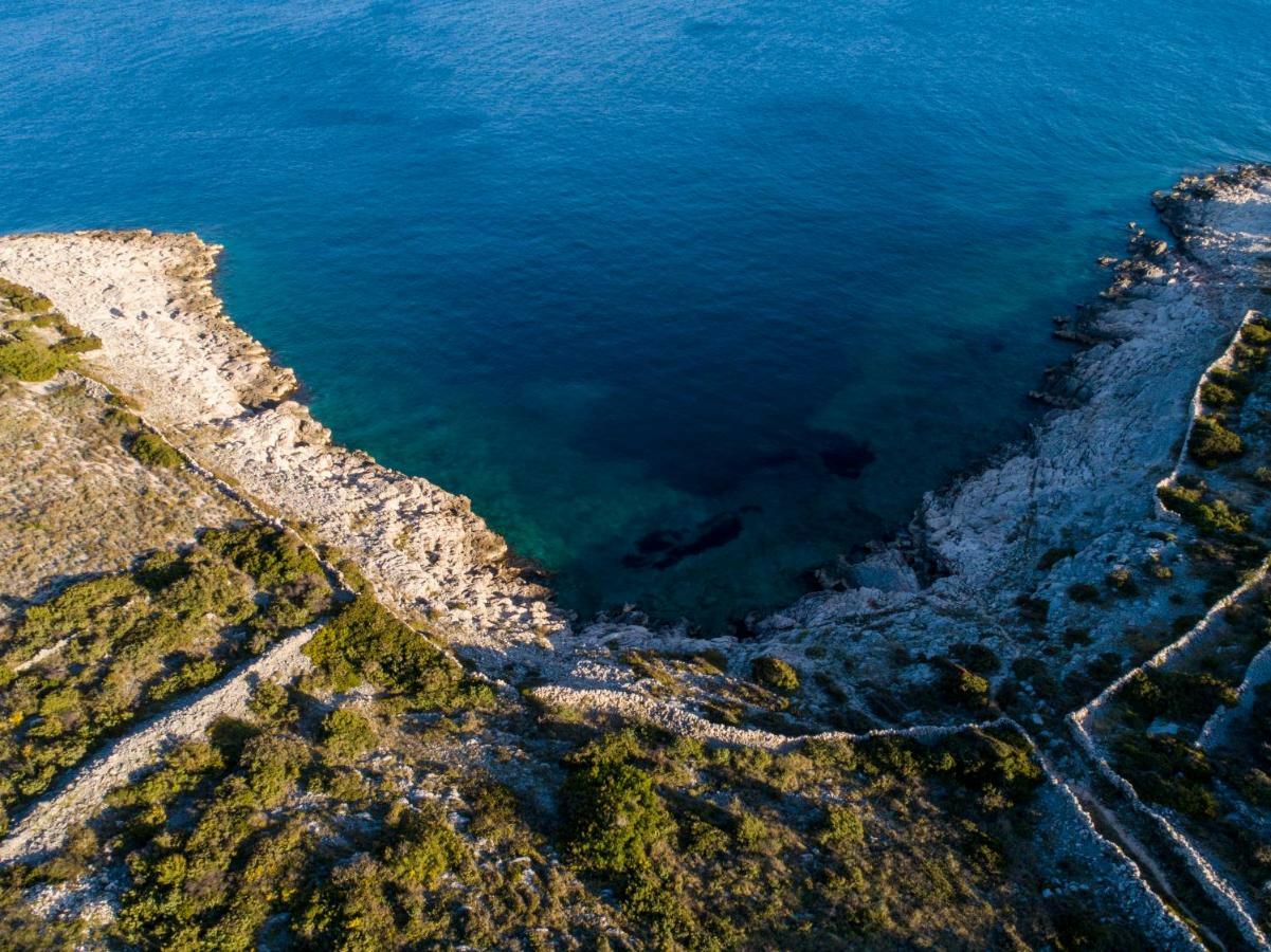 Villa Diomedes With The Sea View And The Pool Rogoznica  Buitenkant foto