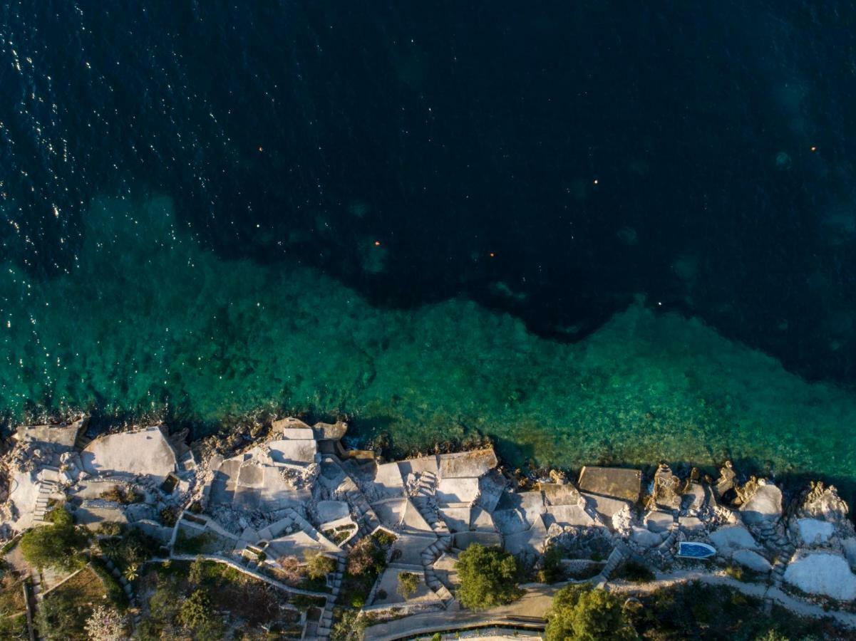 Villa Diomedes With The Sea View And The Pool Rogoznica  Buitenkant foto